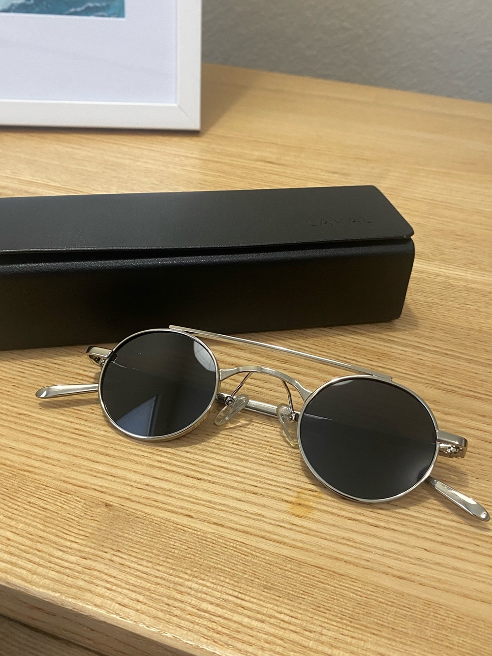 LAVAL black out chrome sunglasses